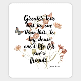 John 15:13 Bible Verse, Magnet